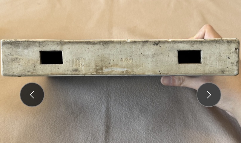 古玩陶瓷青花空心磚真品鑒賞圖