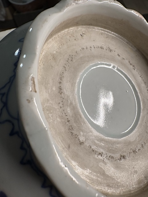 古玩陶瓷青花盆真品鑒賞圖