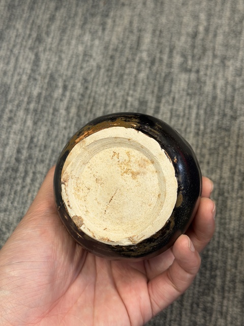 古玩陶瓷吉州窯梅紋長頸瓶真品鑒賞圖