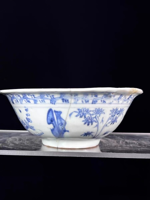 古玩陶瓷青花碗真品鑒賞圖