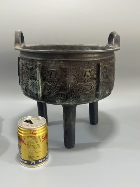 古玩雜項青銅鼎真品鑒賞圖