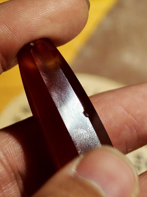 古玩雜項多棱瑪瑙珠子真品鑒賞圖