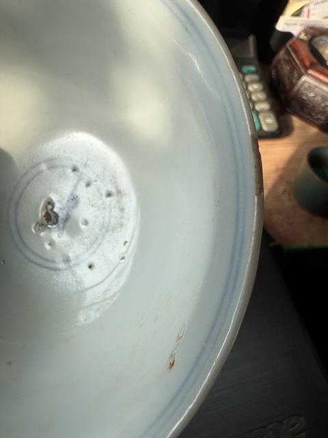 古玩陶瓷嬰戲紋青花碗真品鑒賞圖