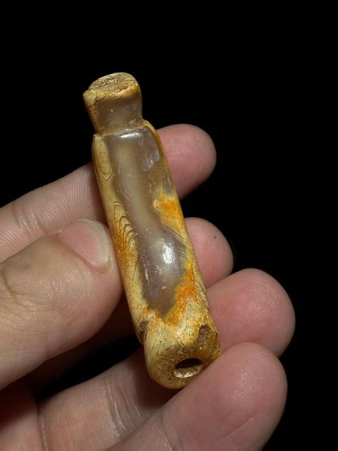 古玩玉器翁仲真品鑒賞圖