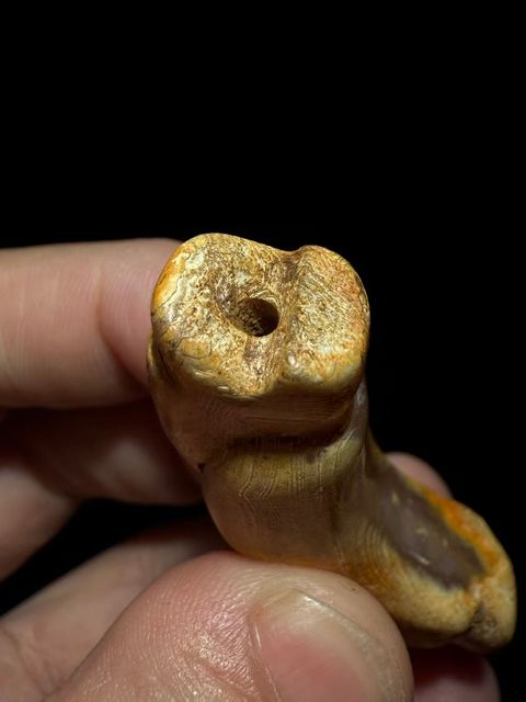 古玩玉器翁仲真品鑒賞圖