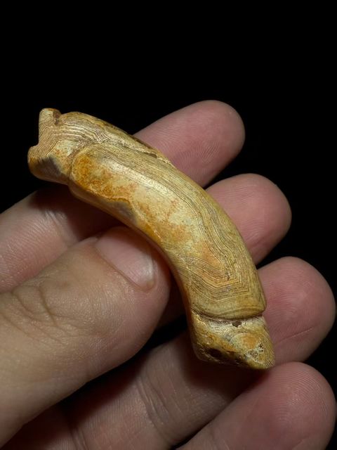 古玩玉器翁仲真品鑒賞圖