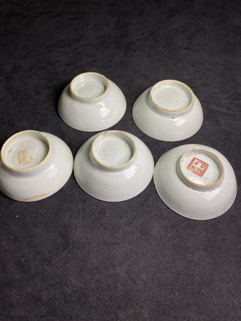 古玩陶瓷清末民初粉彩盤(料碟)拍賣,當前價格388元