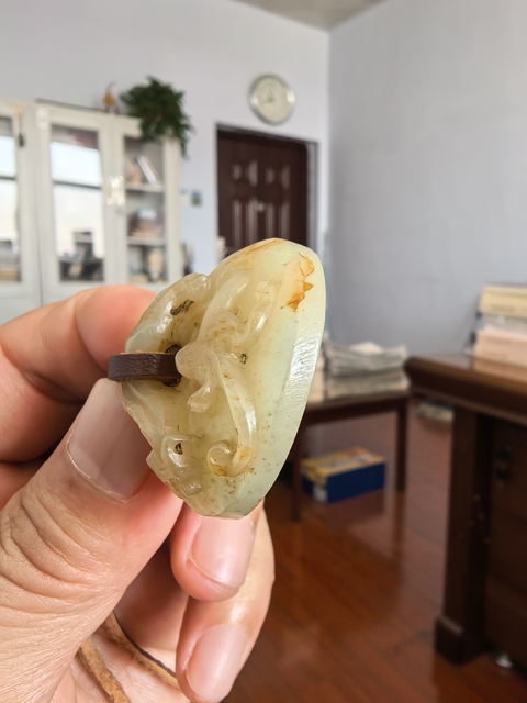 古玩玉器和田玉雕“螭龍紋璧”真品鑒賞圖