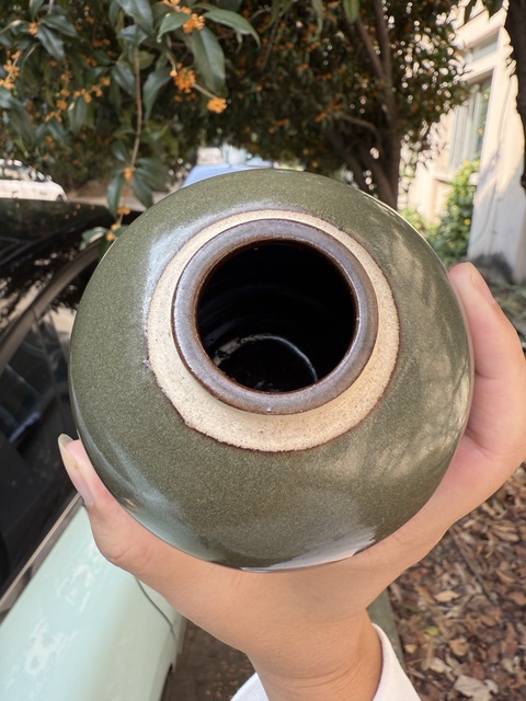 古玩陶瓷茶葉末釉茶葉罐真品鑒賞圖