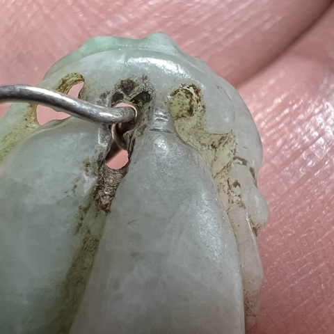 古玩玉器翡翠雕“瓜果墜”真品鑒賞圖