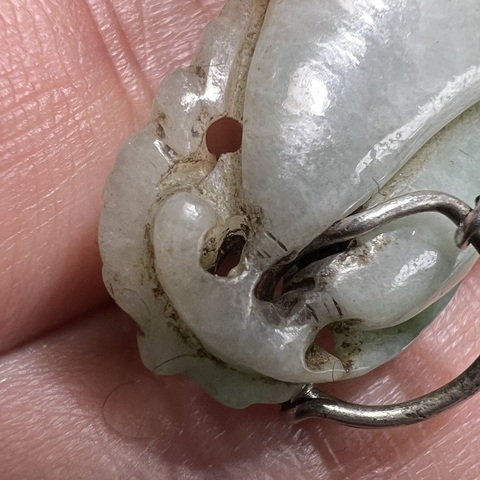 古玩玉器翡翠雕“瓜果墜”真品鑒賞圖