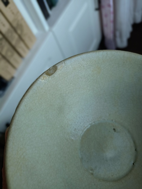 古玩陶瓷【每周放漏一件】龍泉青瓷刻仰蓮紋盞拍賣，當前價格444元