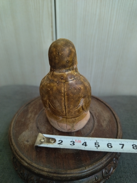 古玩陶瓷黃釉塑像拍賣，當前價格1500元