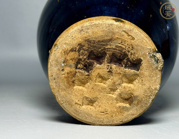 古玩陶瓷窯變黑釉罐真品鑒賞圖