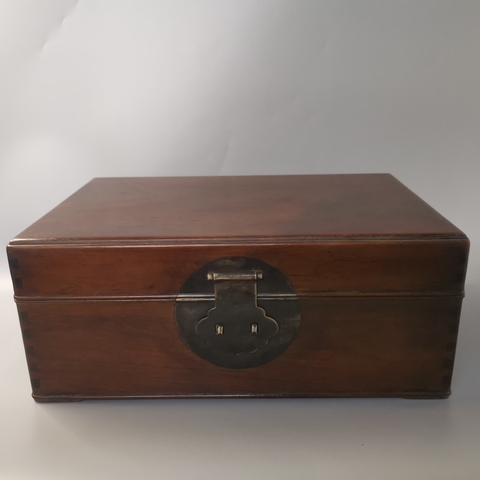 古玩雜項花梨文房木箱拍賣，當前價格6666元