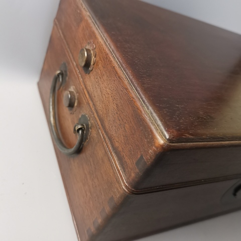 古玩雜項花梨文房木箱拍賣，當前價格6666元