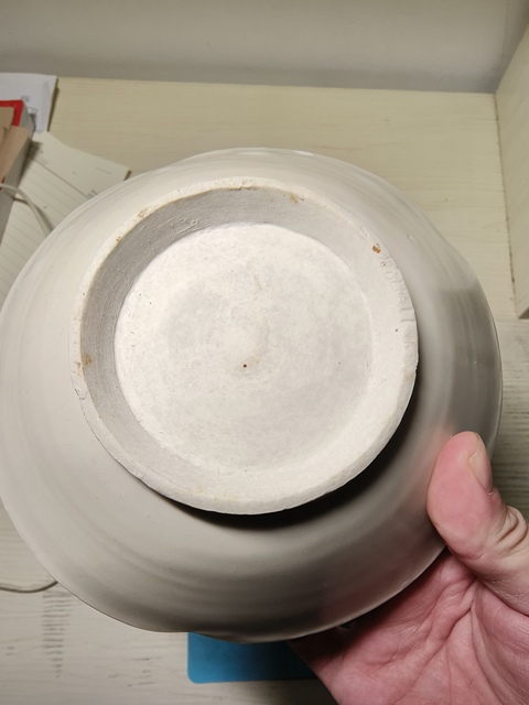 古玩陶瓷五代邢窯五花口白釉碗真品鑒賞圖