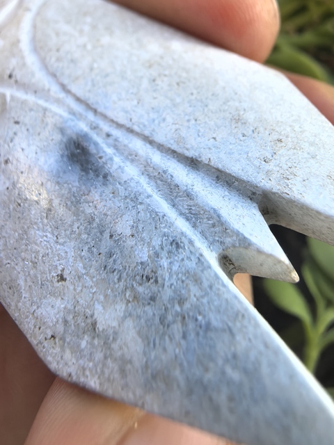 古玩玉器仿古做舊玉蟬型件真品鑒賞圖