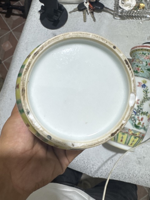 古玩陶瓷五彩棒槌瓶真品鑒賞圖