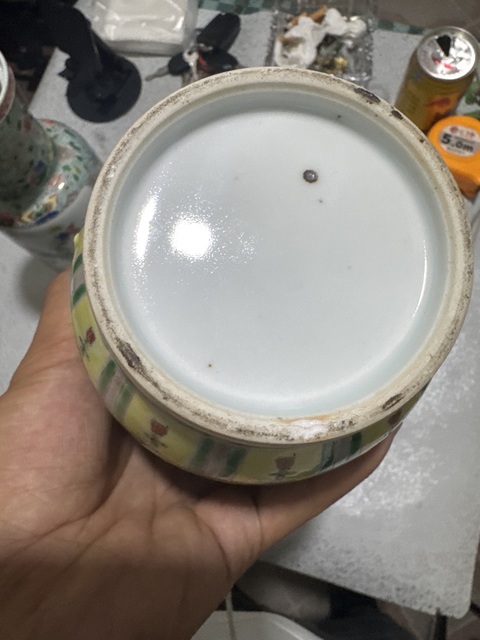 古玩陶瓷五彩棒槌瓶真品鑒賞圖