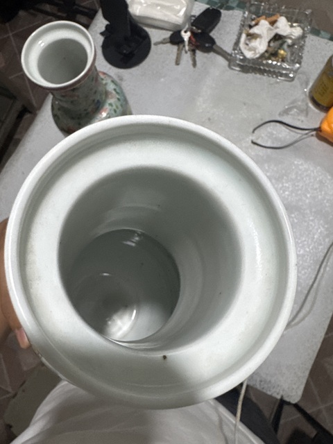 古玩陶瓷五彩棒槌瓶真品鑒賞圖