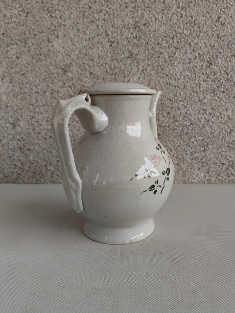 古玩陶瓷釉下彩繪花卉紋茶壺拍賣，當前價格680元