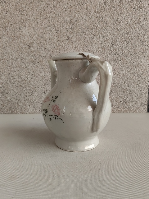 古玩陶瓷釉下彩繪花卉紋茶壺拍賣，當前價格680元