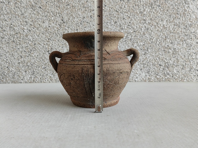 古玩陶瓷明末清初雙系罐拍賣，當(dāng)前價(jià)格550元