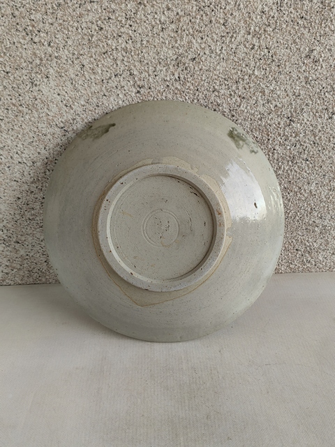 古玩陶瓷青花魚紋盤拍賣，當前價格850元