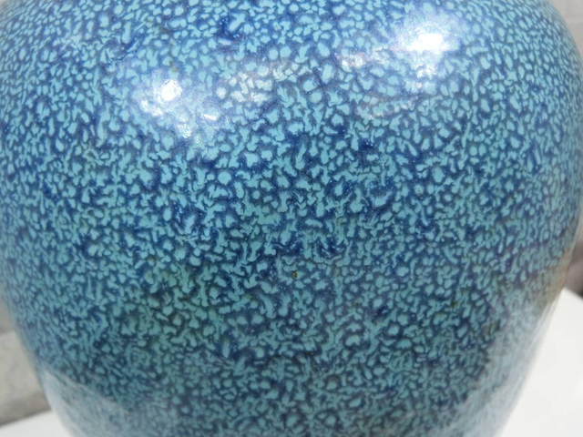 古玩陶瓷爐鈞釉撇口瓶真品鑒賞圖