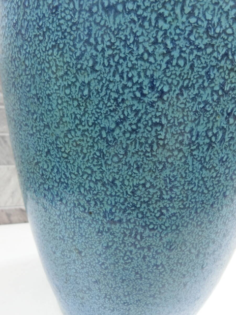 古玩陶瓷爐鈞釉撇口瓶真品鑒賞圖