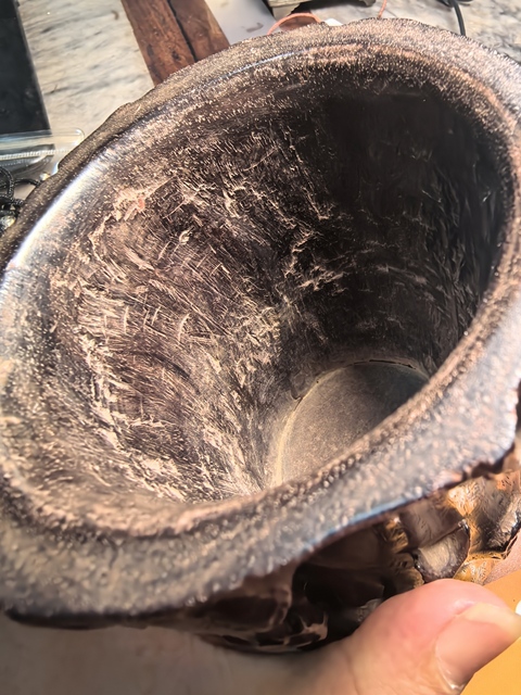 古玩雜項(xiàng)創(chuàng)匯·紫檀筆筒 真品鑒賞圖