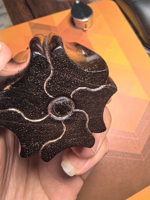 古玩雜項創(chuàng)匯·紫檀香插 真品鑒賞圖