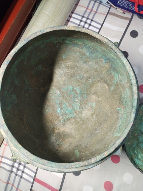 古玩銅器墩鼎真品鑒賞圖