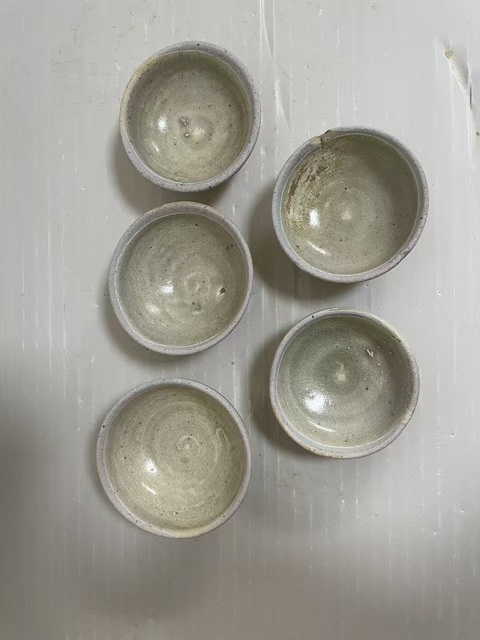 古玩陶瓷隋唐·青白釉杯碟套真品鑒賞圖