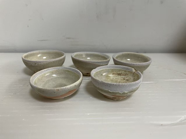 古玩陶瓷隋唐·青白釉杯碟套真品鑒賞圖