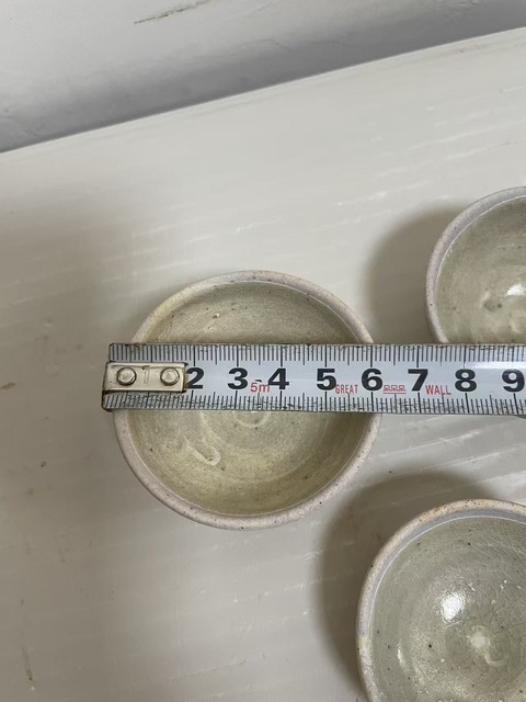 古玩陶瓷隋唐·青白釉杯碟套真品鑒賞圖