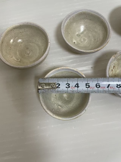 古玩陶瓷隋唐·青白釉杯碟套真品鑒賞圖