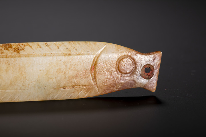 古玩玉器仿古玉魚形件真品鑒賞圖