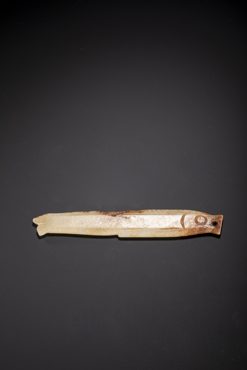 古玩玉器仿古玉魚形件真品鑒賞圖