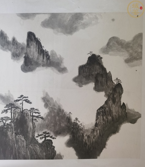 古玩字畫已故北京畫院副院長，北京美展辦公室主任吳沐《黃山奇峰》拍賣，當前價格3000元