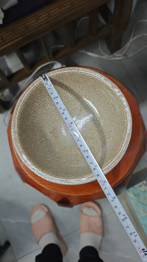 古玩陶瓷哥釉撇口碗真品鑒賞圖