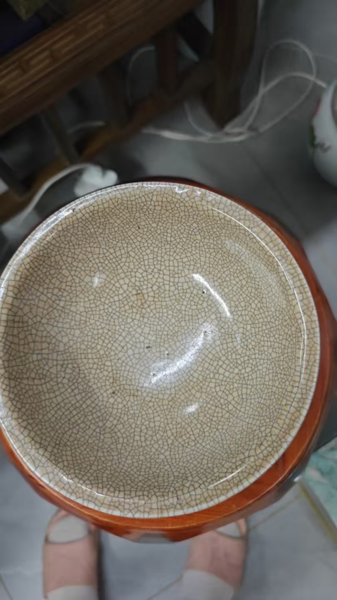 古玩陶瓷哥釉撇口碗真品鑒賞圖