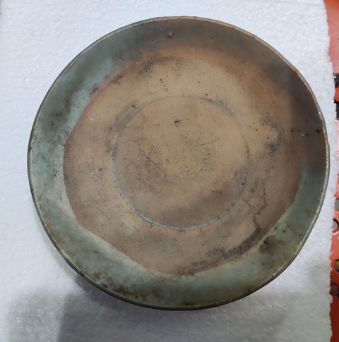 古玩陶瓷青釉盤真品鑒賞圖