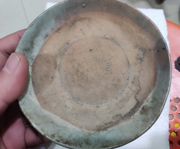 古玩陶瓷青釉盤真品鑒賞圖