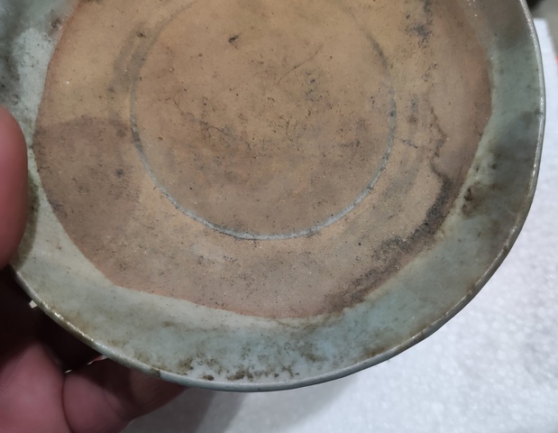 古玩陶瓷青釉盤真品鑒賞圖