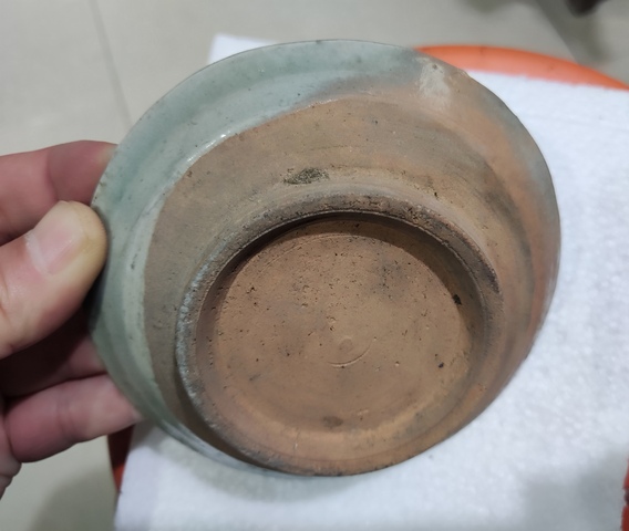 古玩陶瓷青釉盤真品鑒賞圖