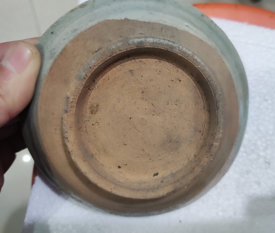 古玩陶瓷青釉盤真品鑒賞圖