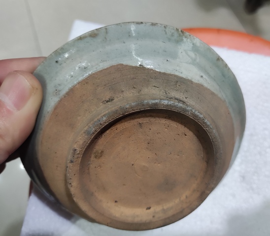 古玩陶瓷青釉盤真品鑒賞圖