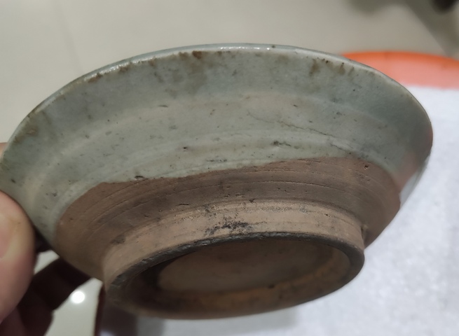 古玩陶瓷青釉盤真品鑒賞圖